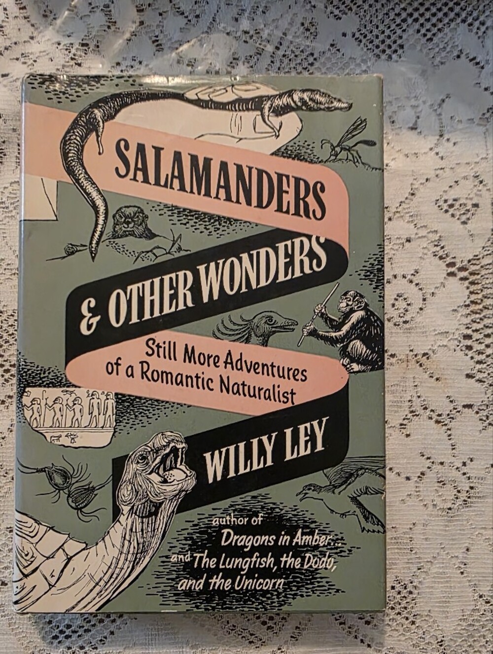 Willy Ley Salamanders and Other Wonders Hardcover Dust Jacket Viking Press 1955